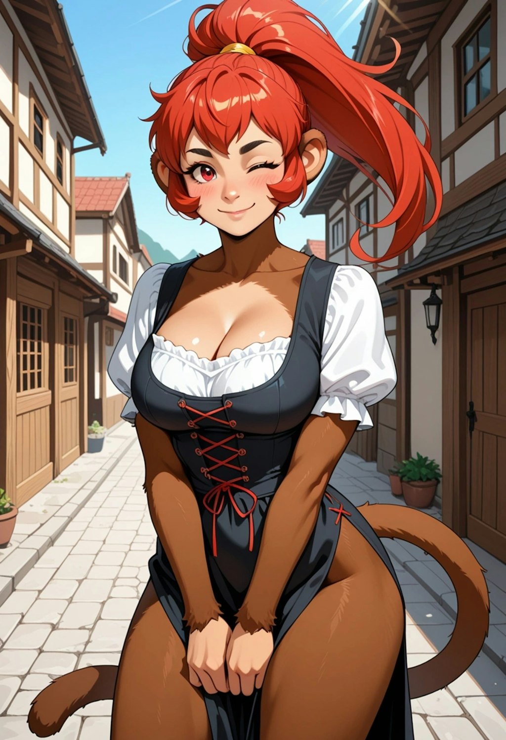火猿の女の子