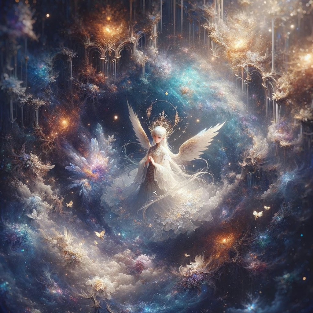 天使と銀河の融合