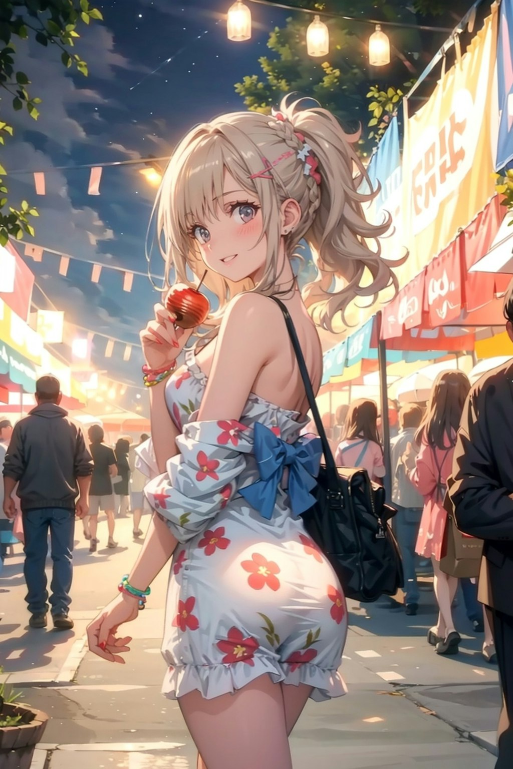 Summer festival girl