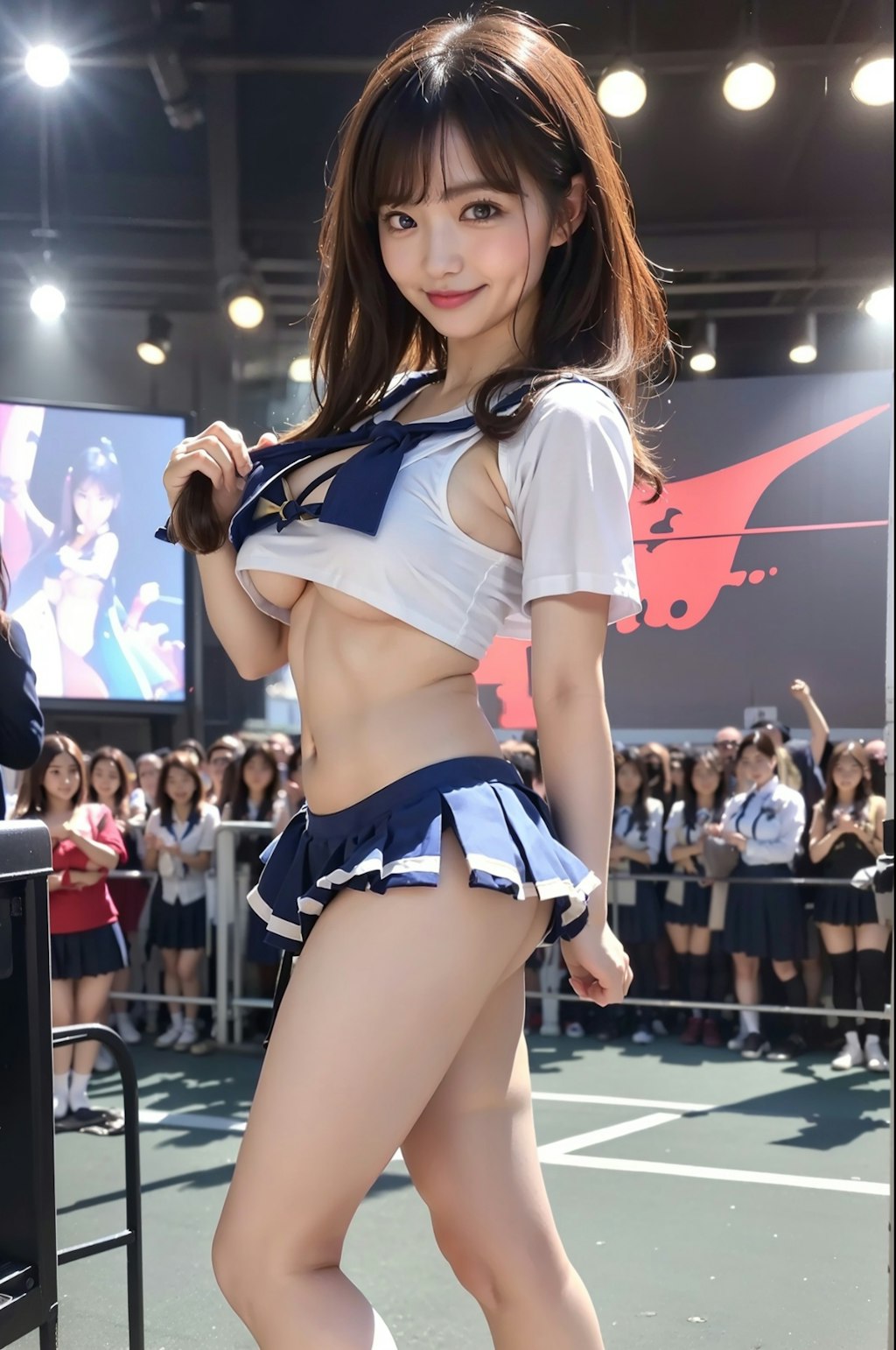 私立下乳女学院。