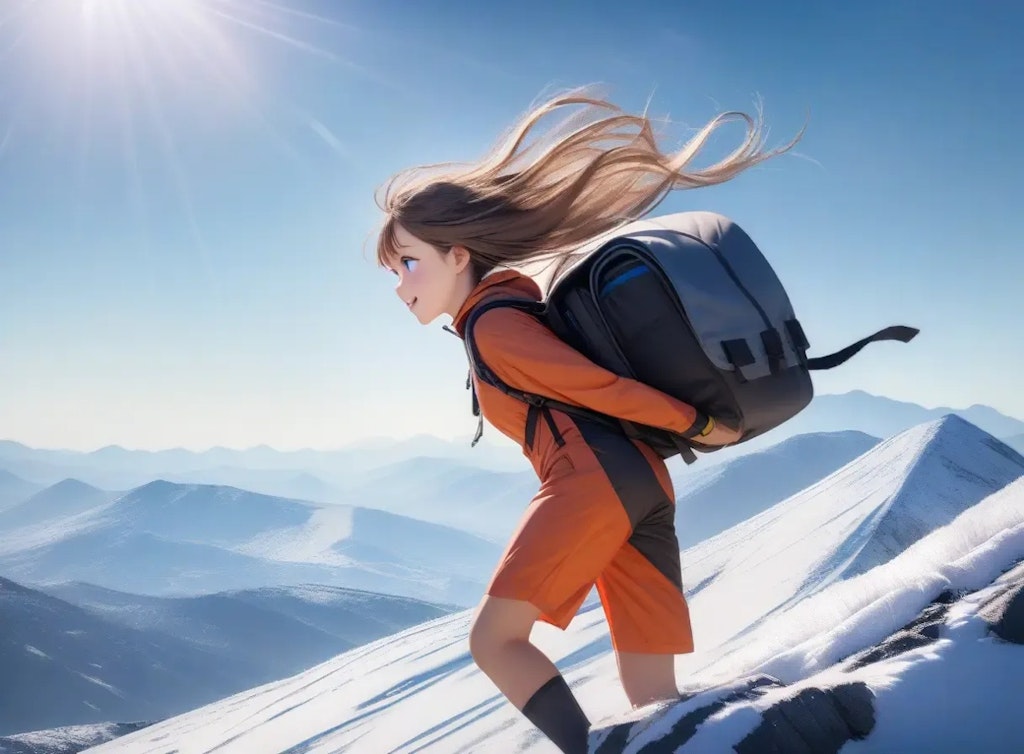 風を感じて2登山