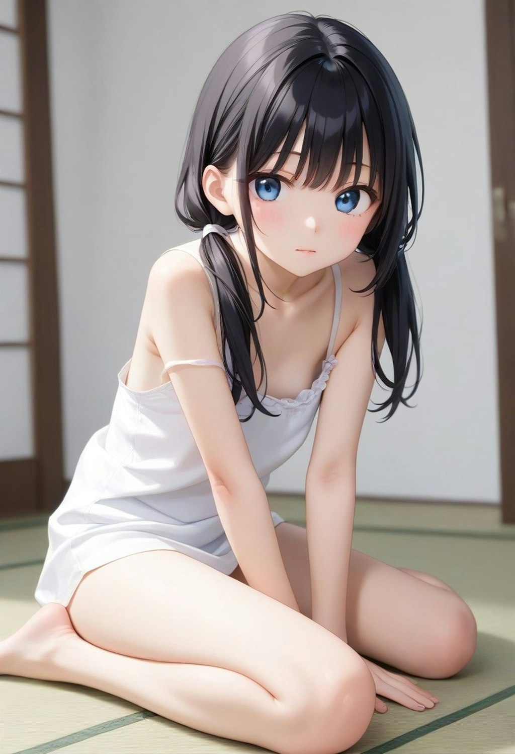 キャミソールの少女(和室)(R-15)(4)