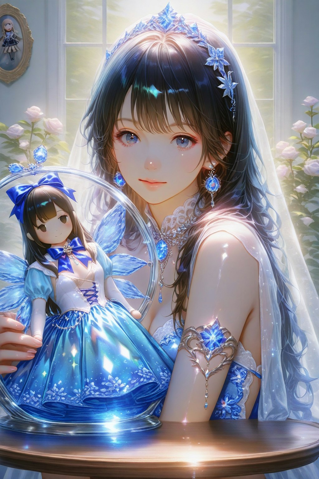 ガラス人形