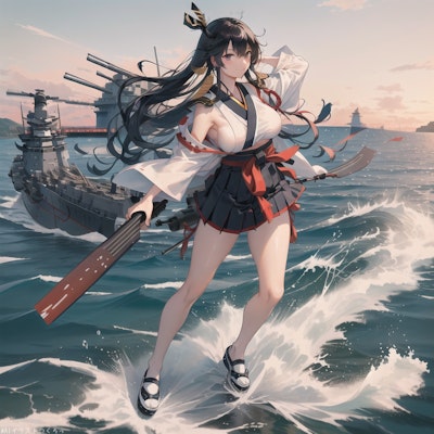 日本海軍の戦艦の艦娘〜 | の人気AIイラスト・グラビア