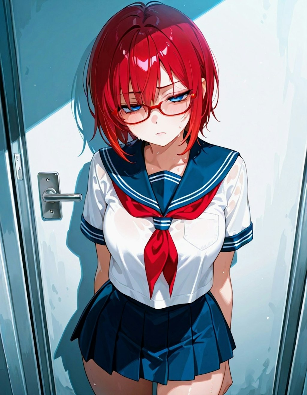 どよーんな、真澄お姉やん👓️💦