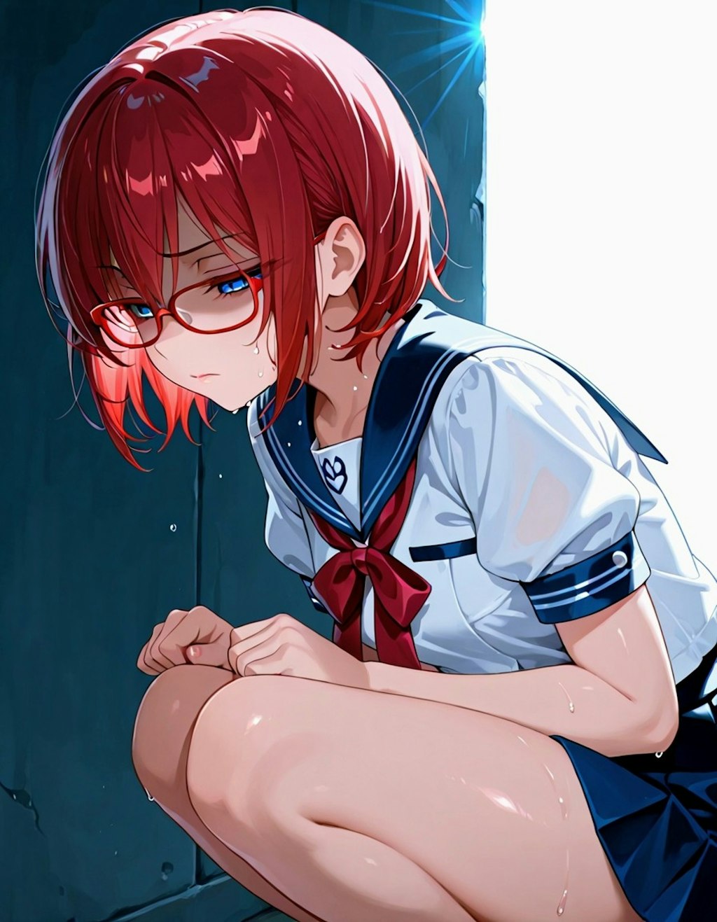 どよーんな、真澄お姉やん👓️💦
