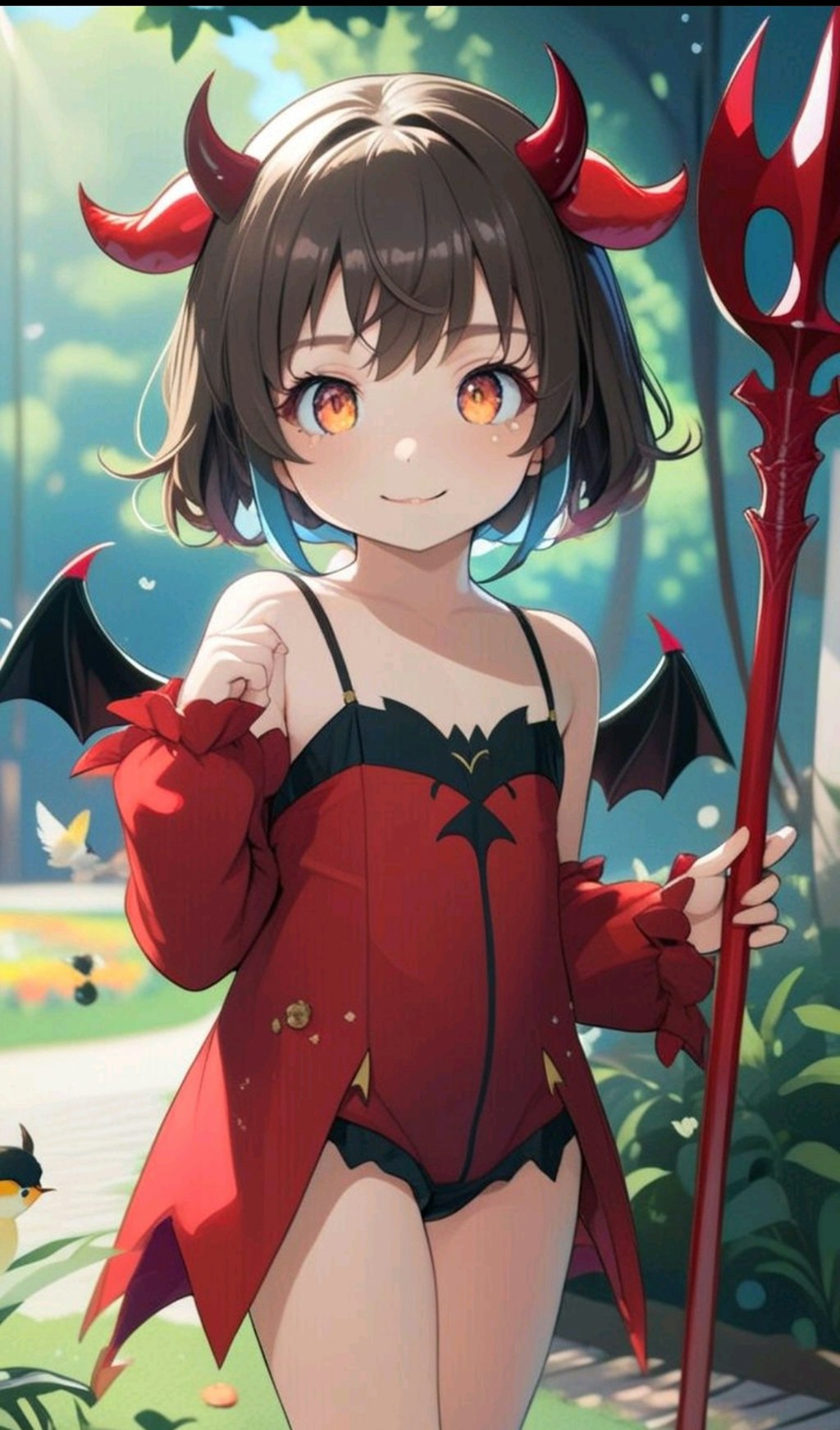 悪魔な小さな女の子