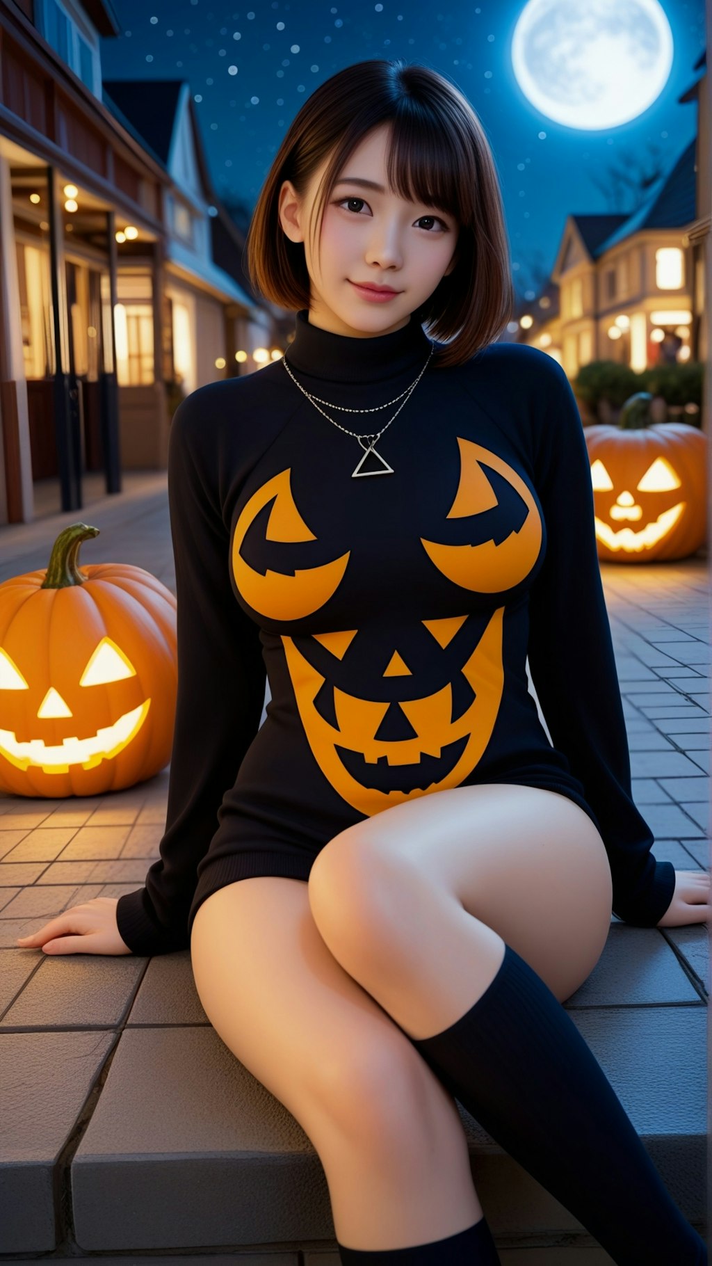 🎃ハロウィーンロングセーター🌟