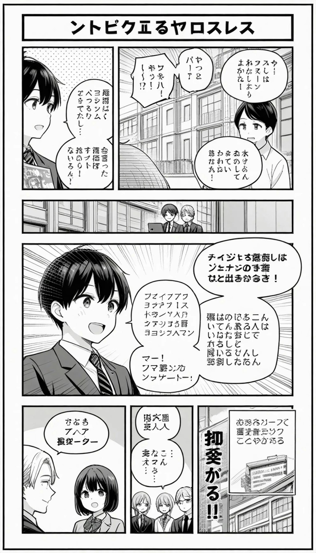 漫画で解るか？！政治の仕事と血事の仕事