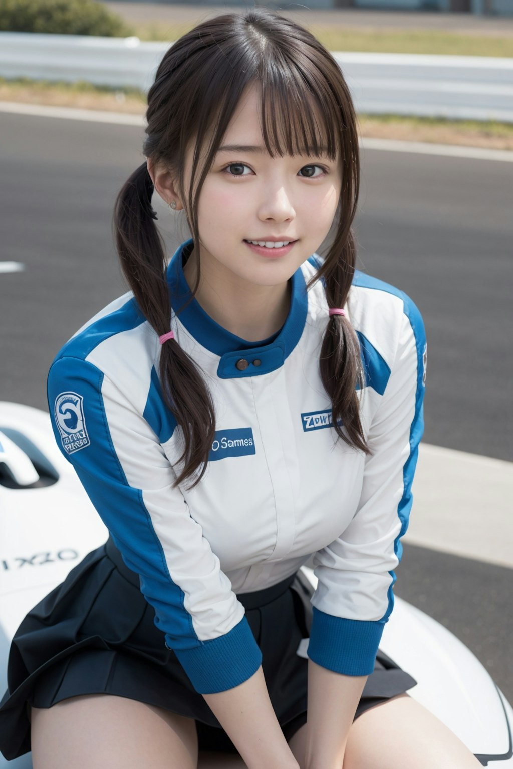 女性レーシングドライバー