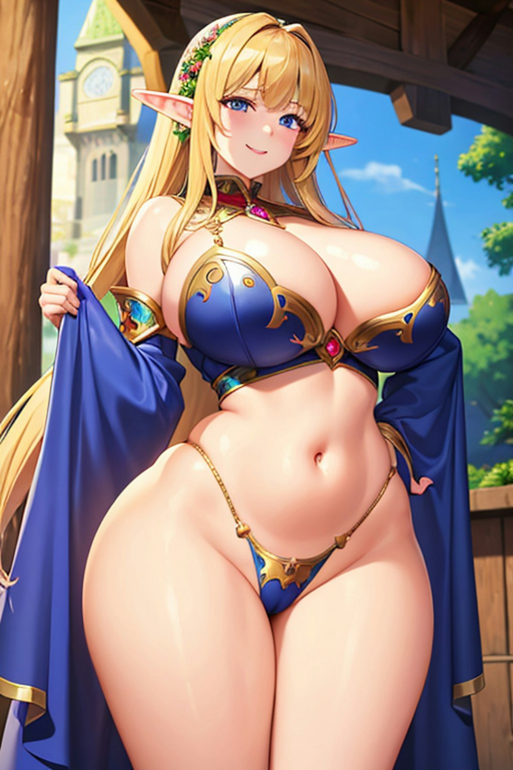 爆乳エルフ