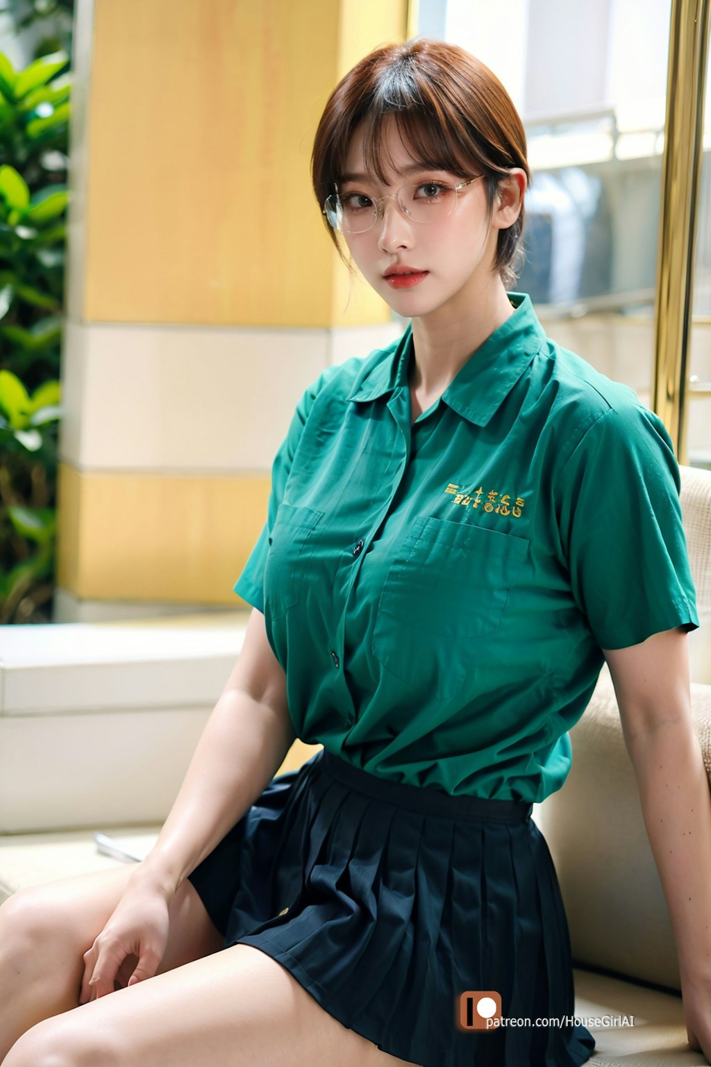 AI Girl Vol 565 | Taiwan uniform