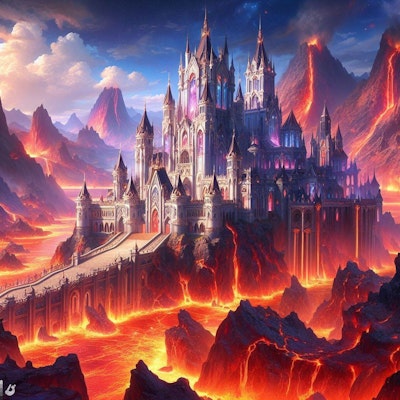 灼熱の魔法城