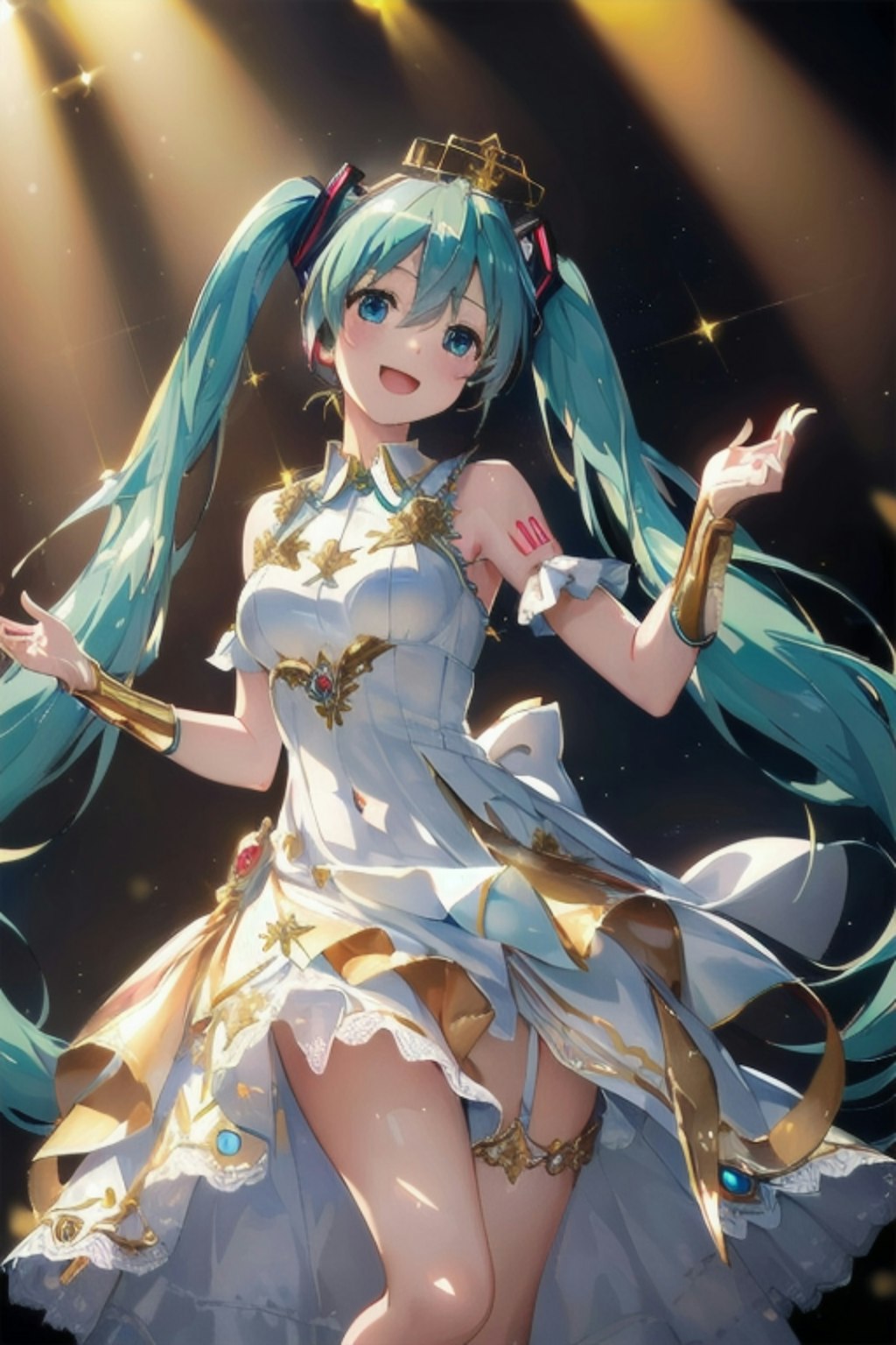 白金の初音ミク