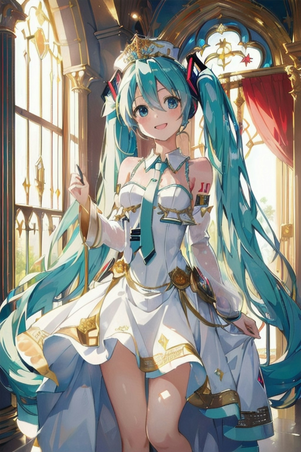 白金の初音ミク