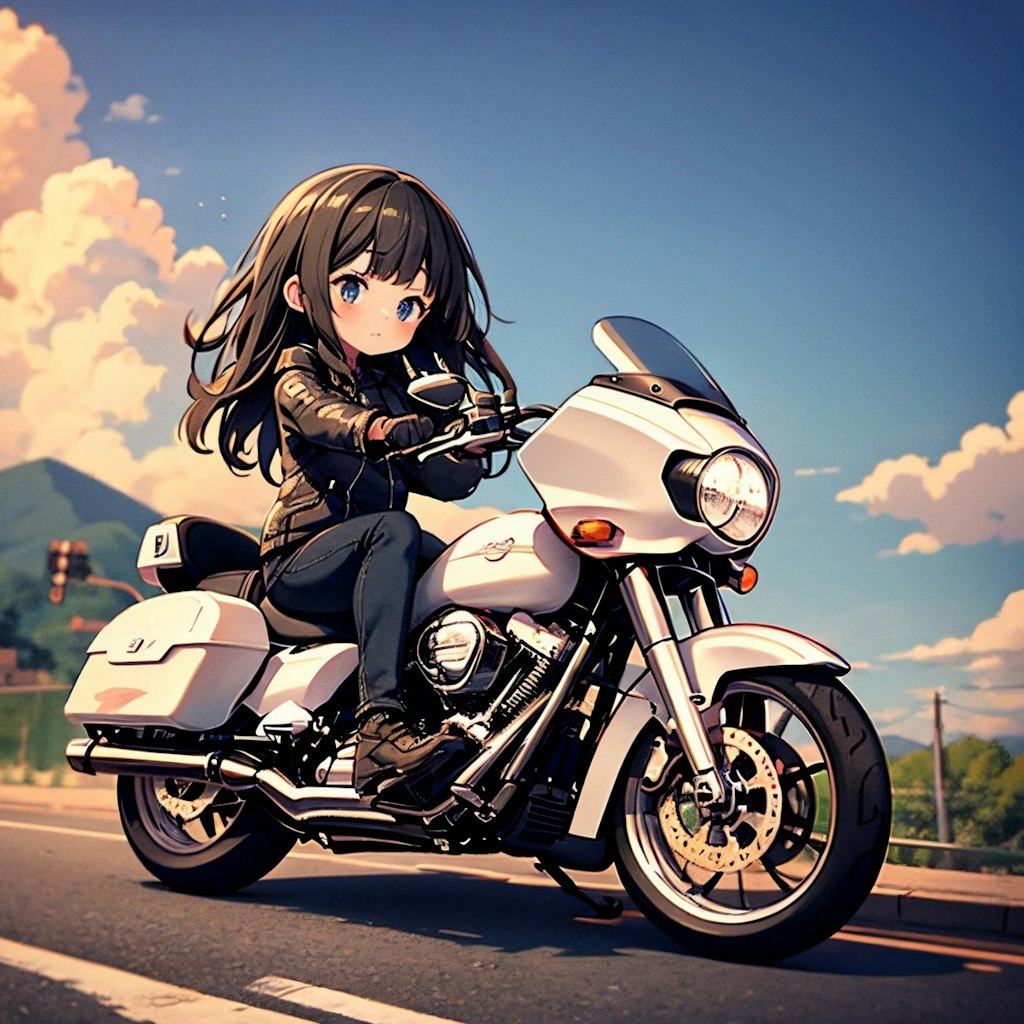 ハーレー少女 (Road Glide™ Limited)