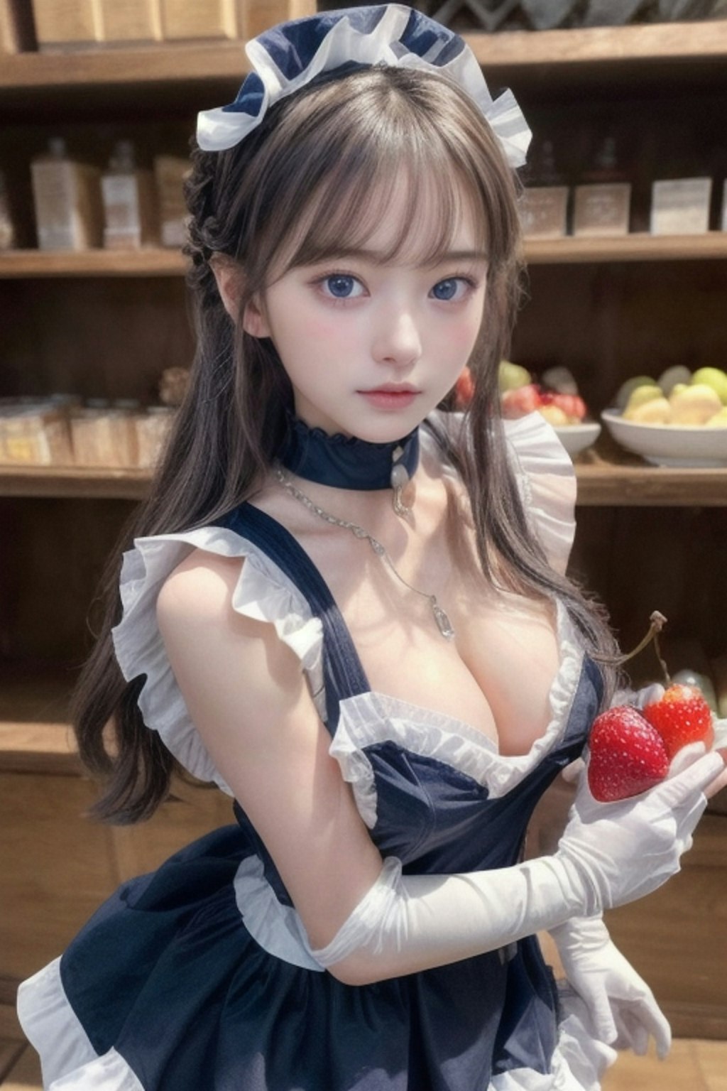 フルーツパーラーの看板娘