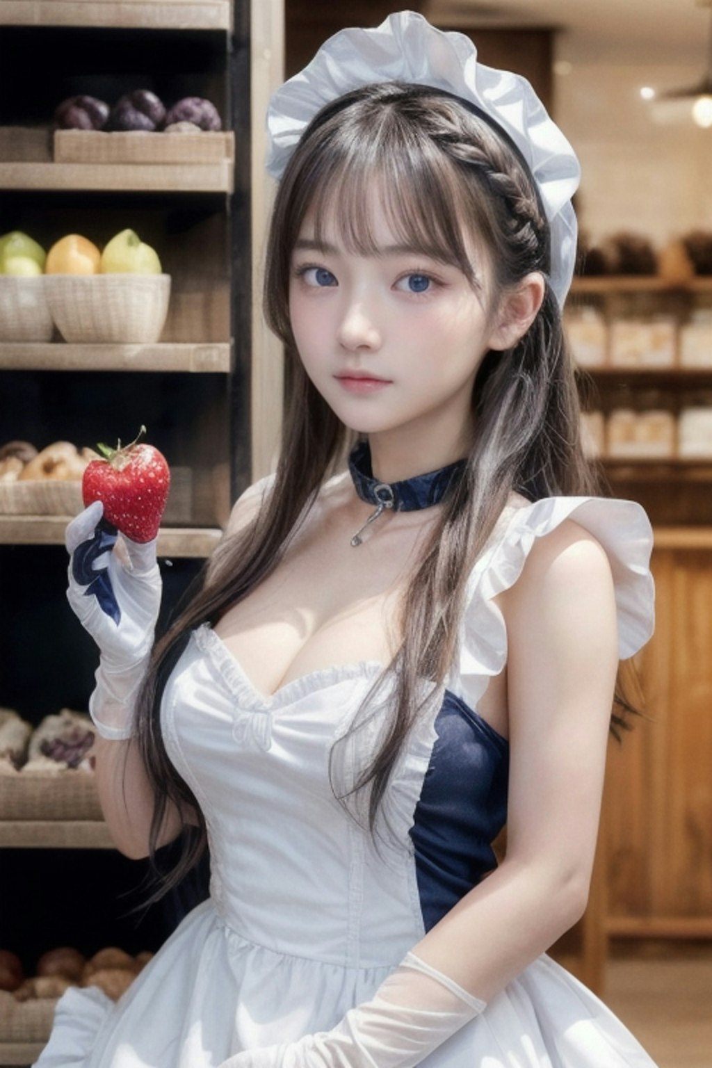 フルーツパーラーの看板娘