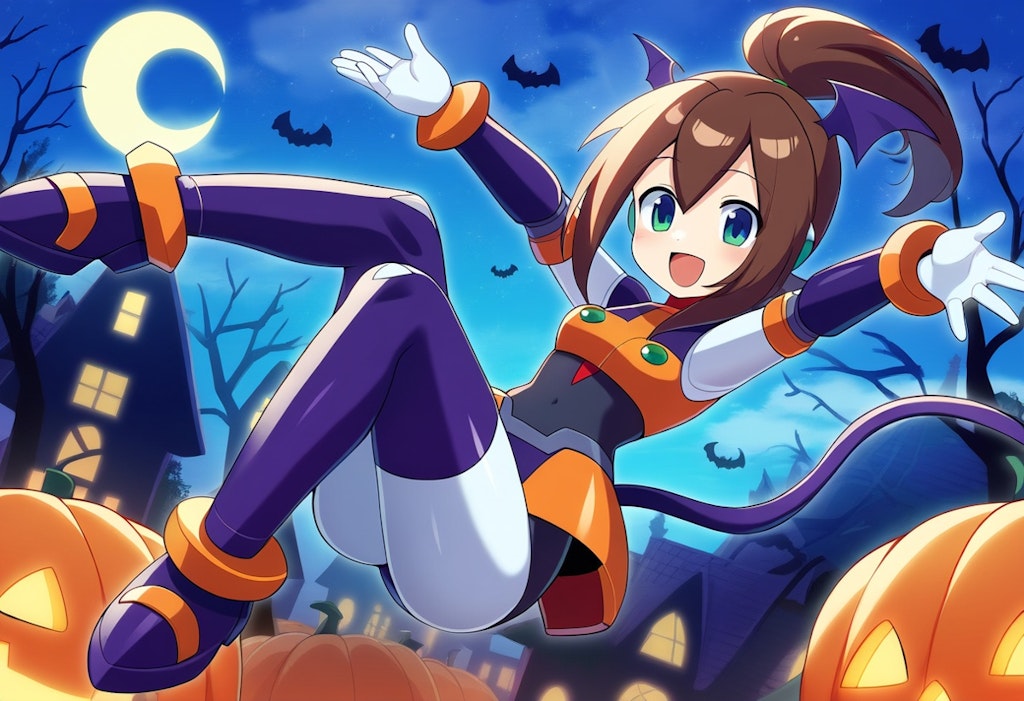 ロックマンX　アイリス　ハロウィン