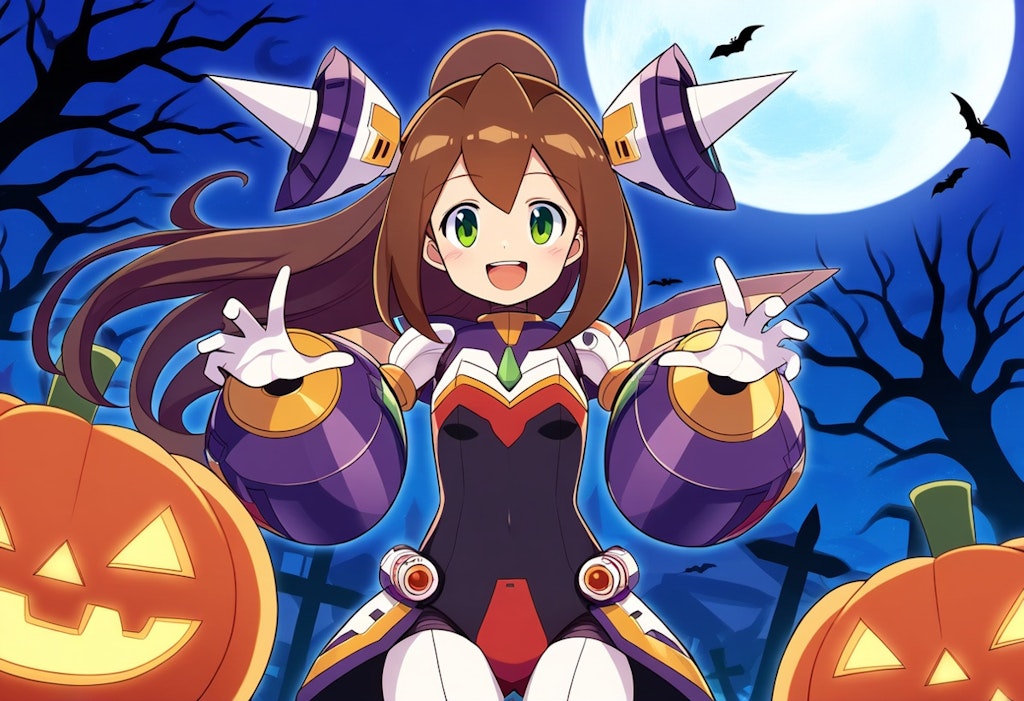 ロックマンX　アイリス　ハロウィン