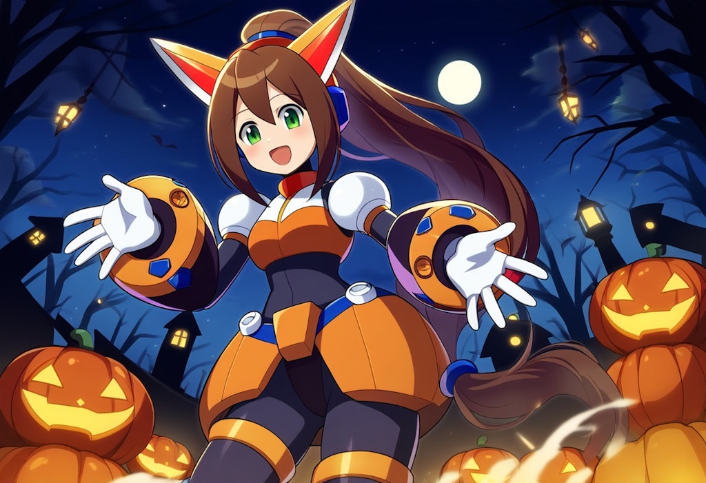 ロックマンX　アイリス　ハロウィン