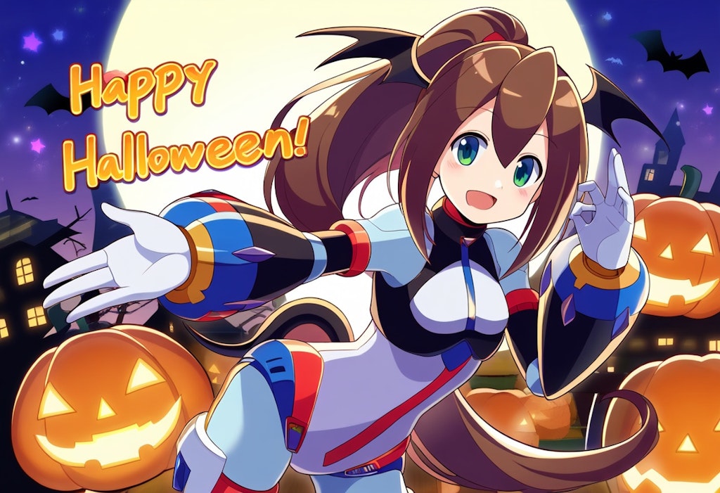 ロックマンX　アイリス　ハロウィン