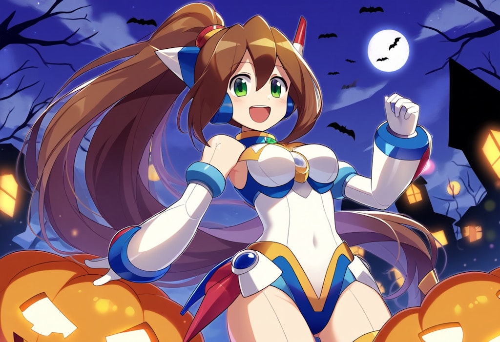 ロックマンX　アイリス　ハロウィン