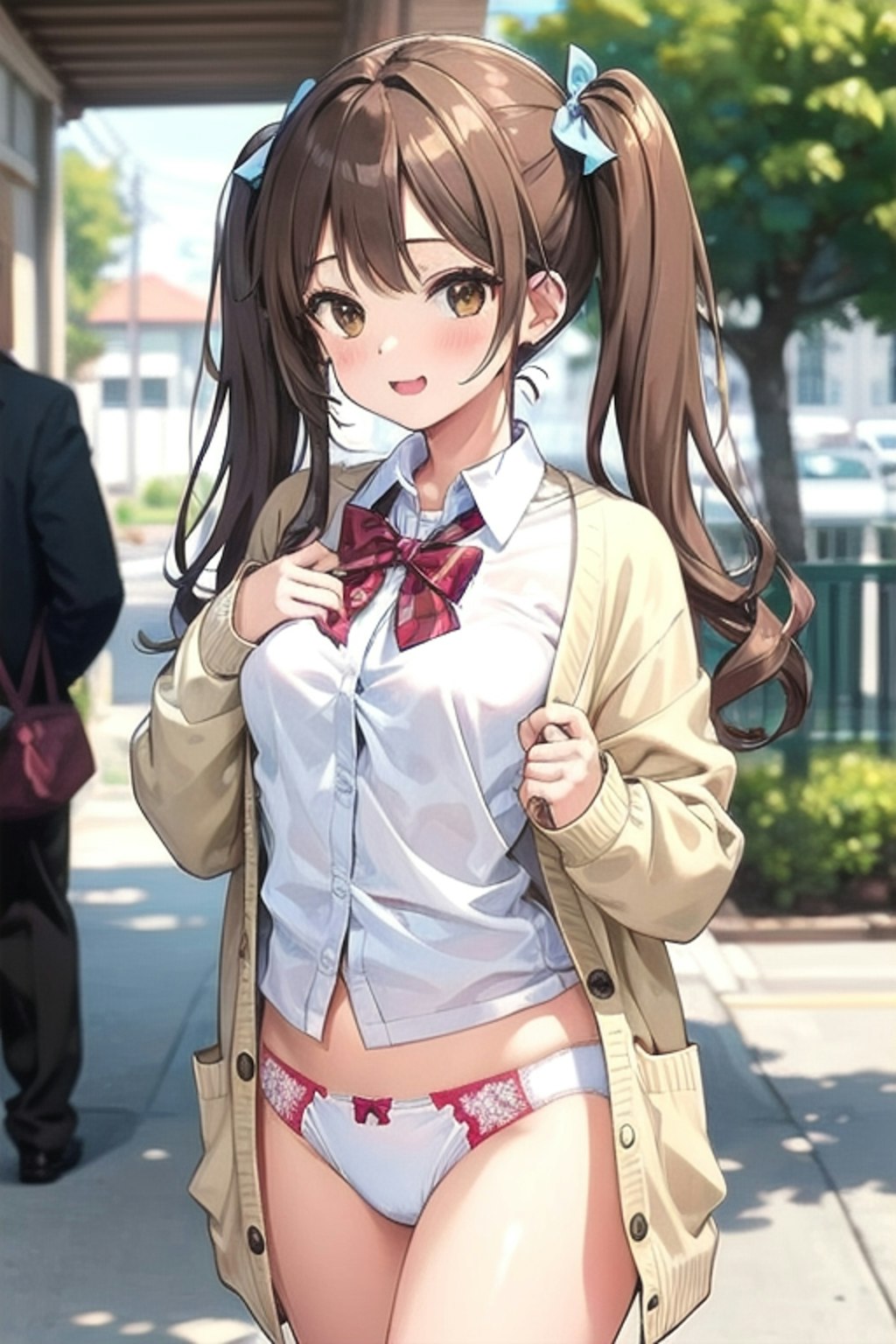 School twintails girl