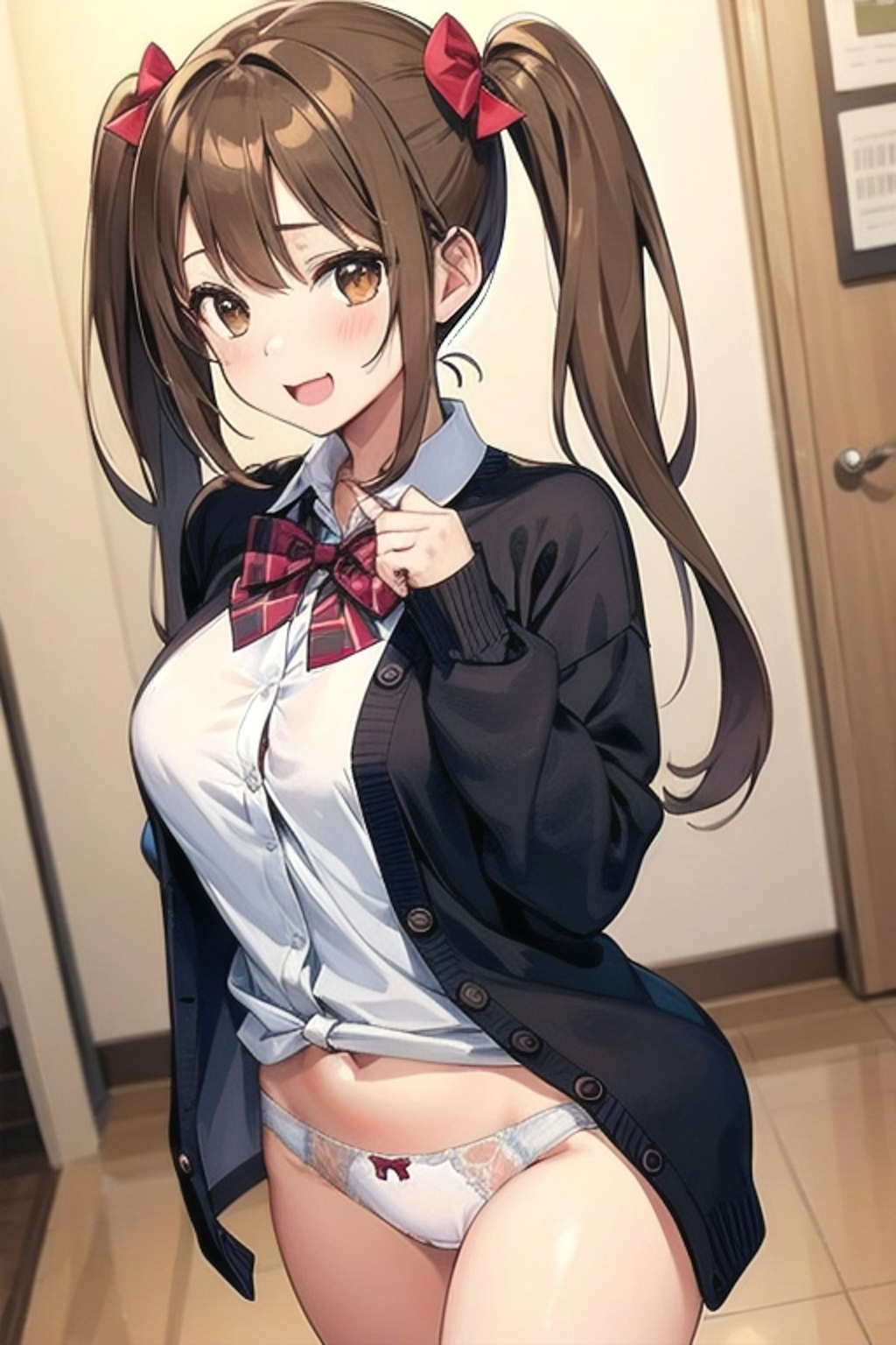 School twintails girl