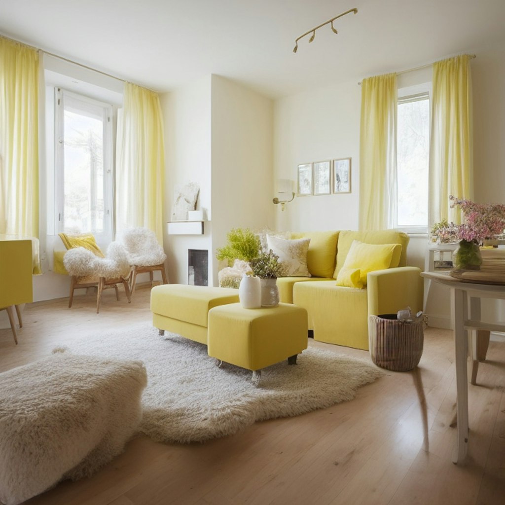 Pastel Living Room