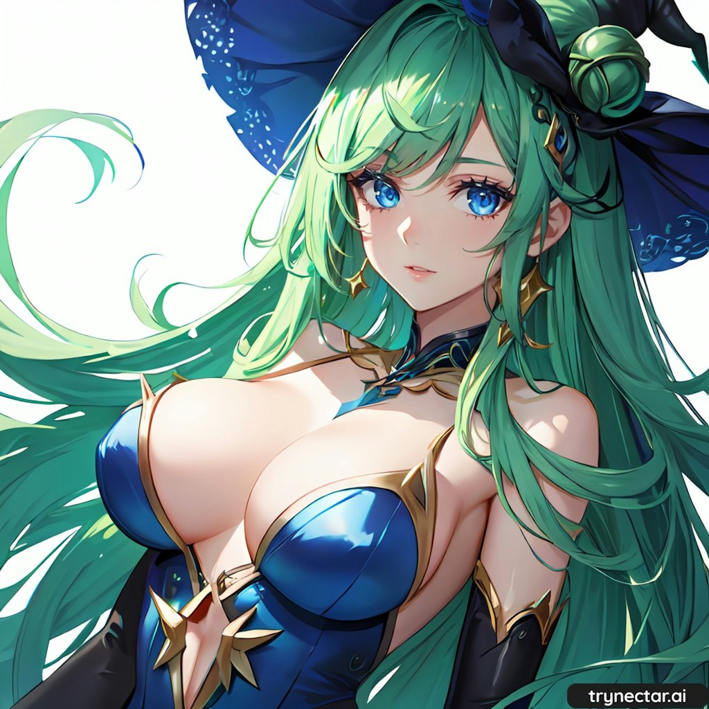 Green Haired Witch