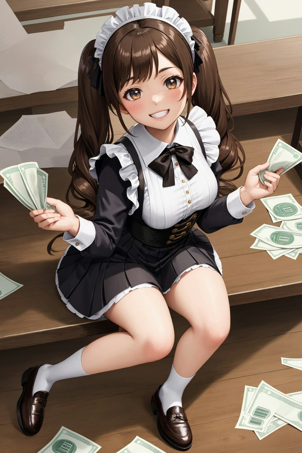 お金大好きメイドさん