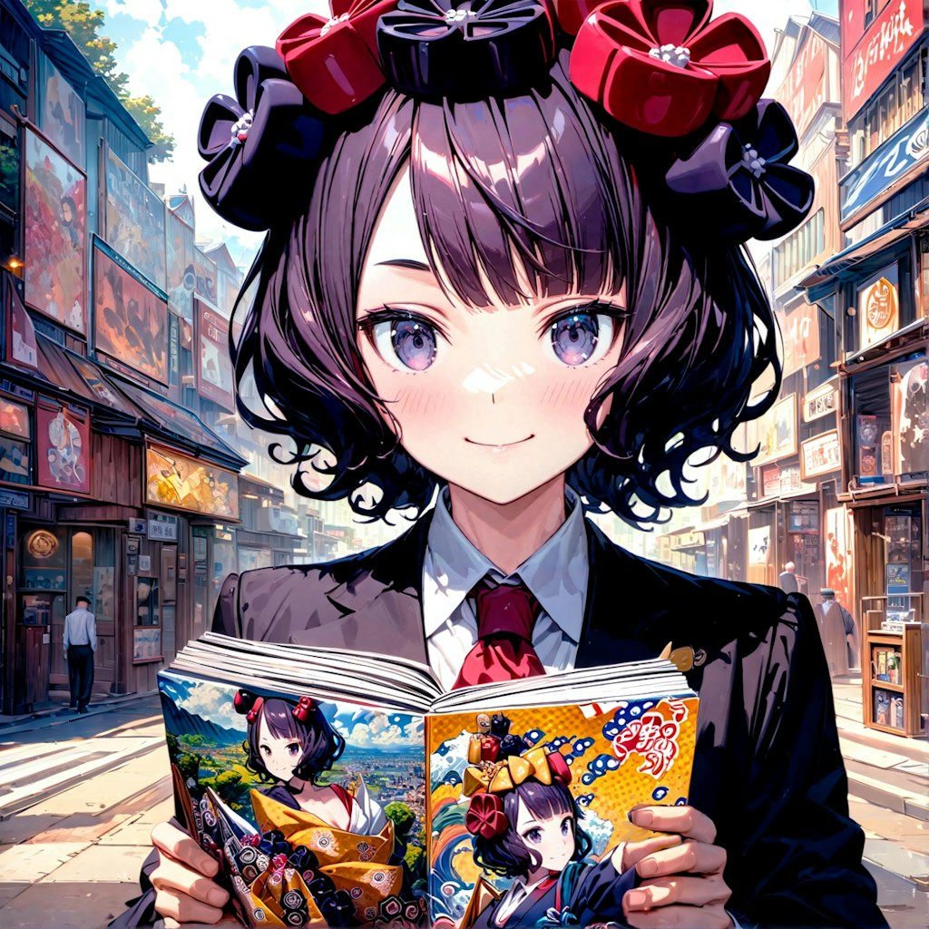 現代の浮世絵を読む北斎ちゃん