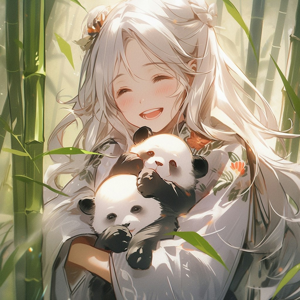 Panda Hugs • niji 40