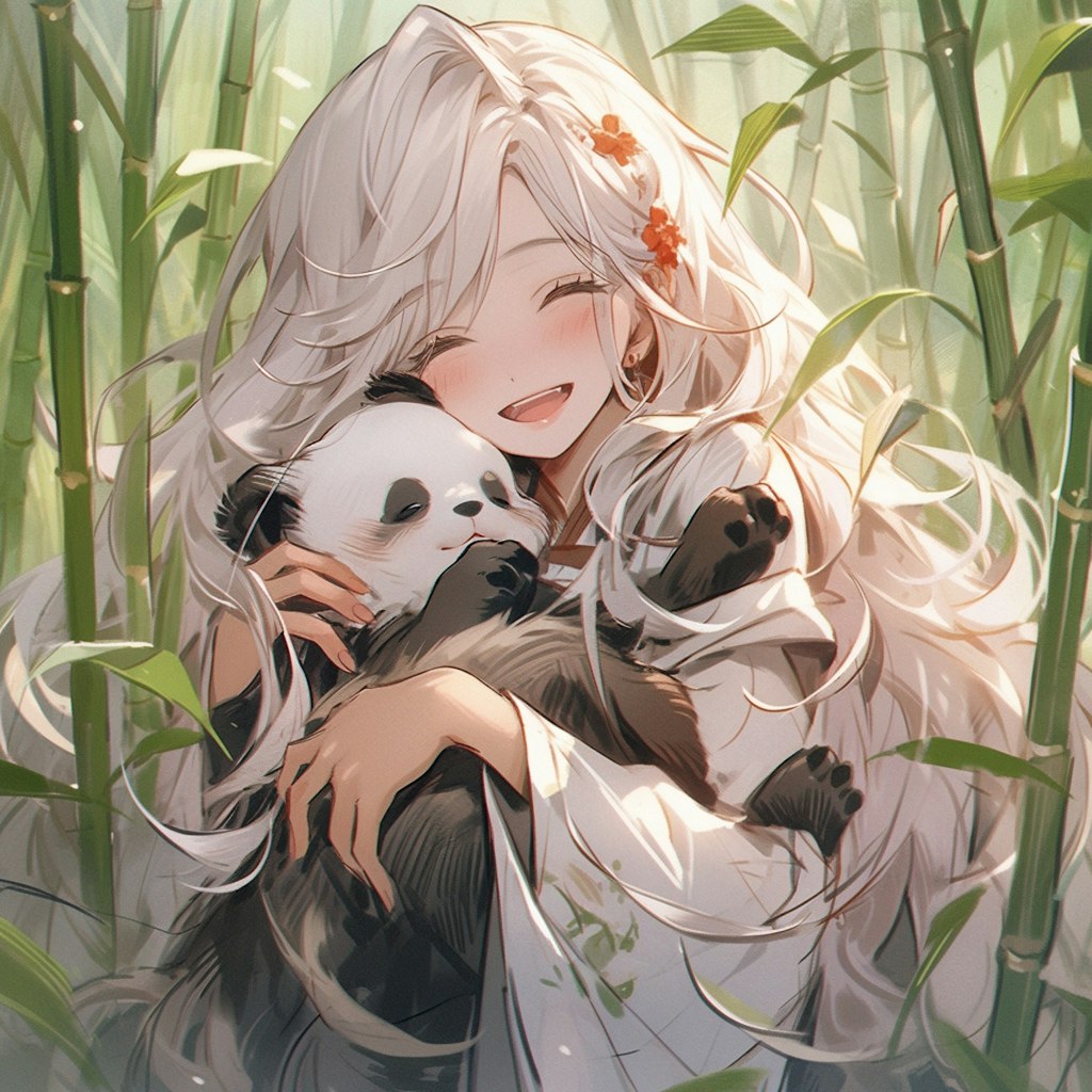 Panda Hugs • niji 40