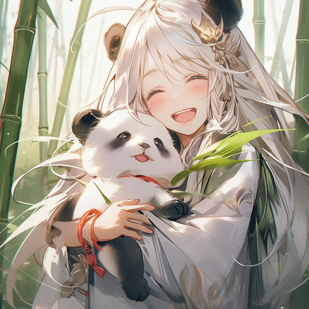 Panda Hugs • niji 40