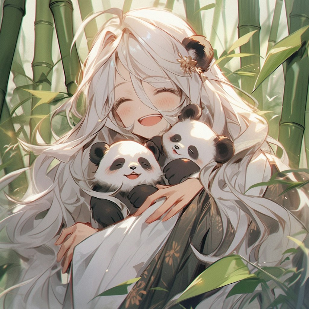 Panda Hugs • niji 40