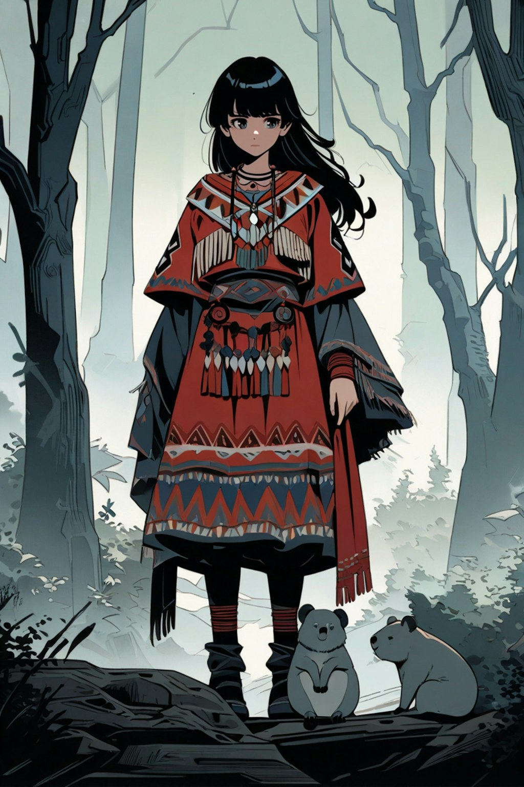 部族の少女