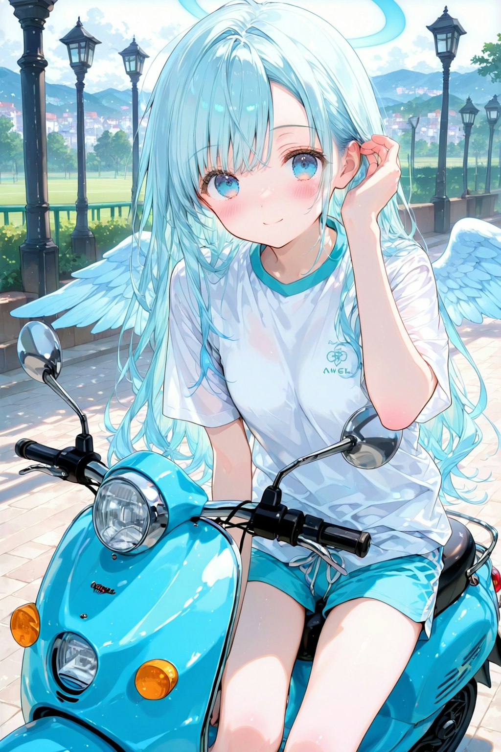 バイクに乗る天使少女_DIRT