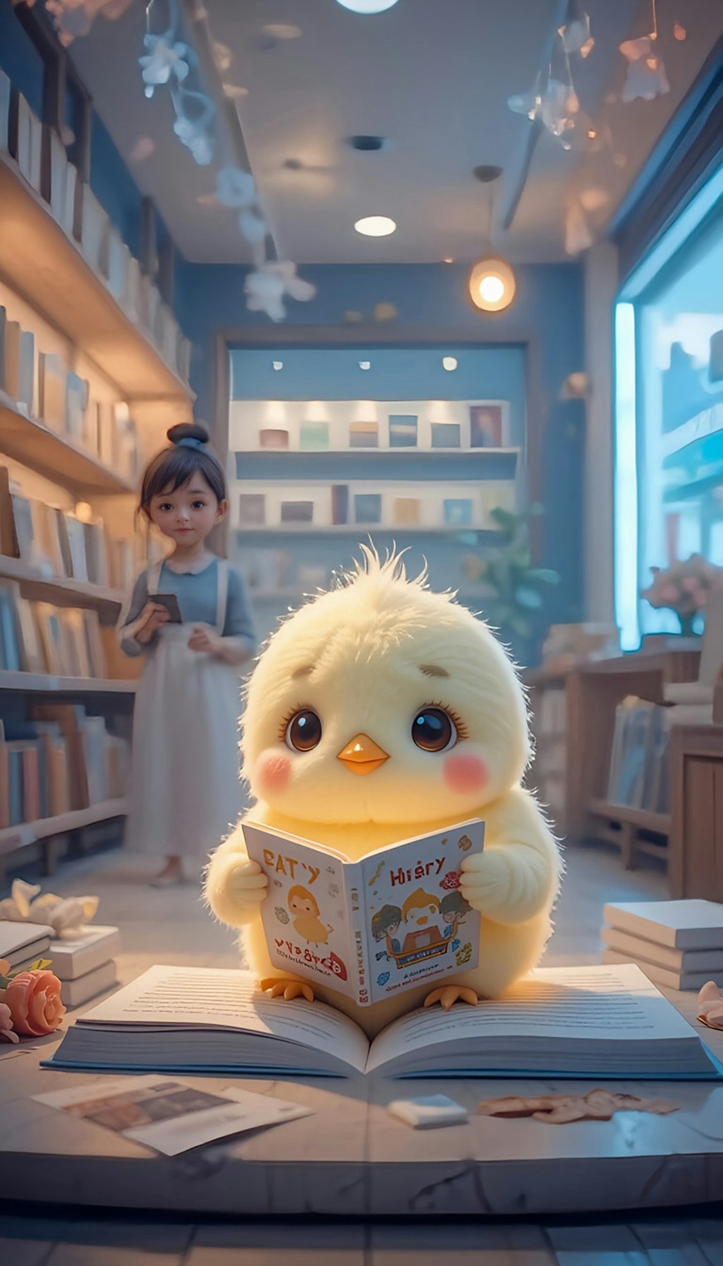 本屋さんとぴよちゃん