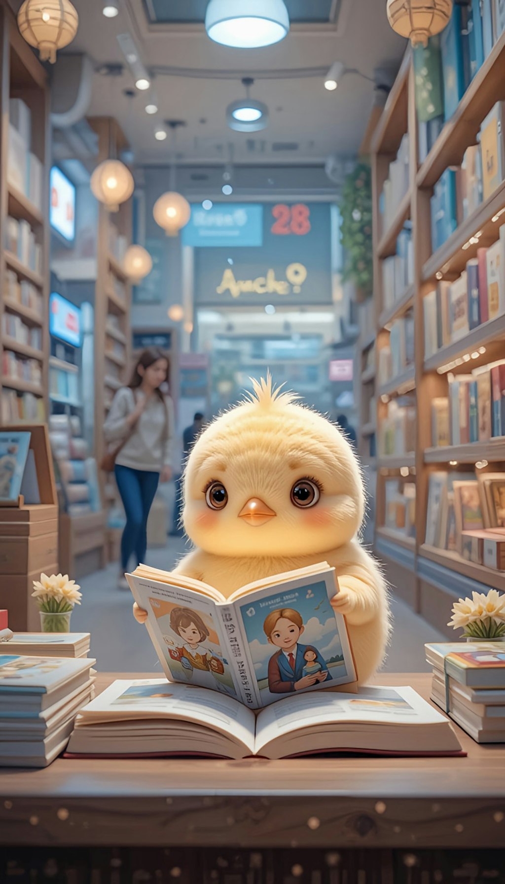 本屋さんとぴよちゃん