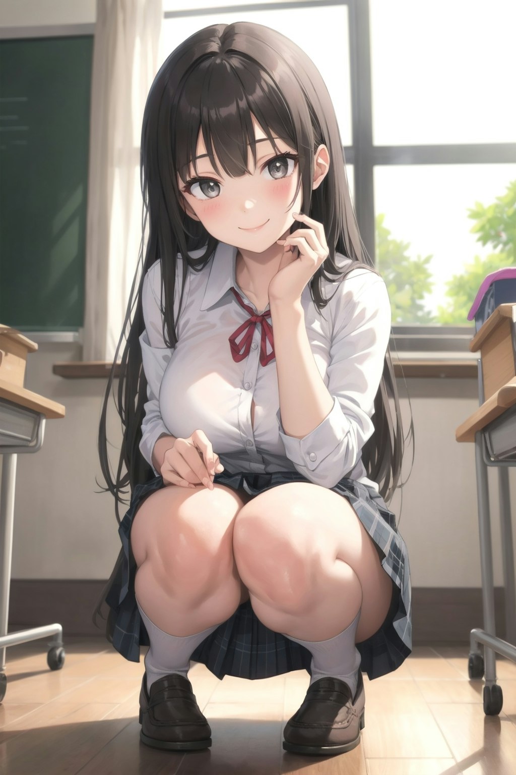 V4Bな黒髪ロングちゃん