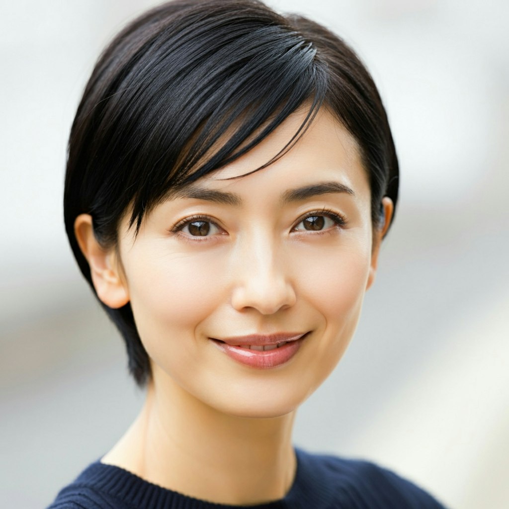 美人女優のポートレイト。