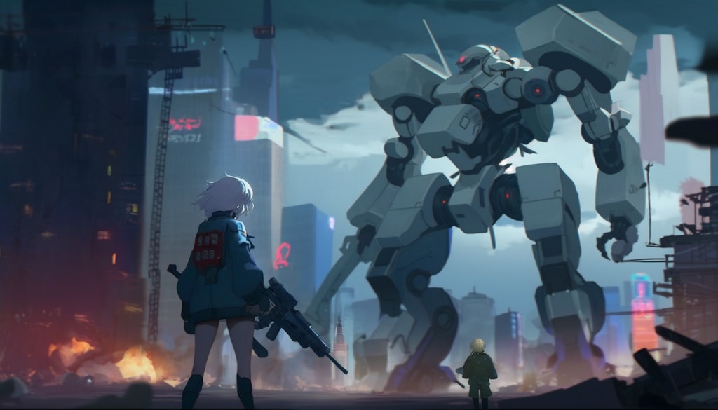 ロボットと少女