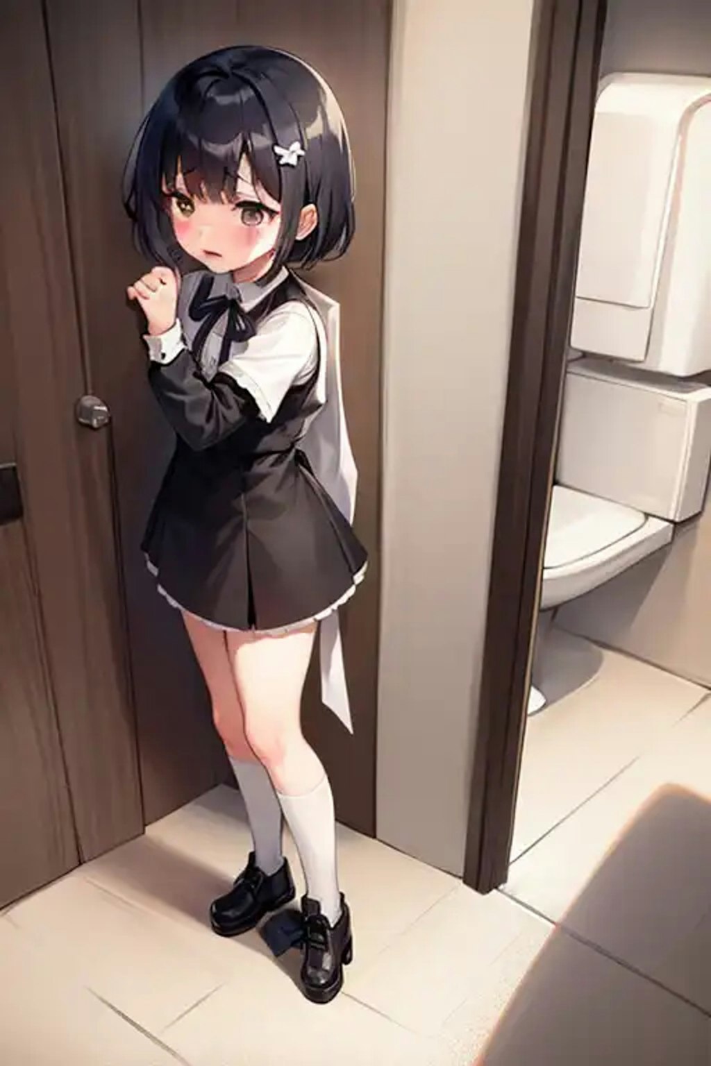 トイレ前にて