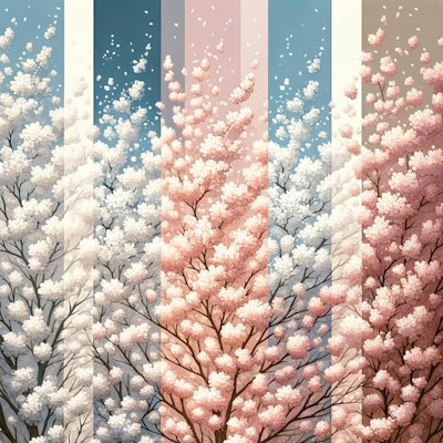 桜・デザイン化