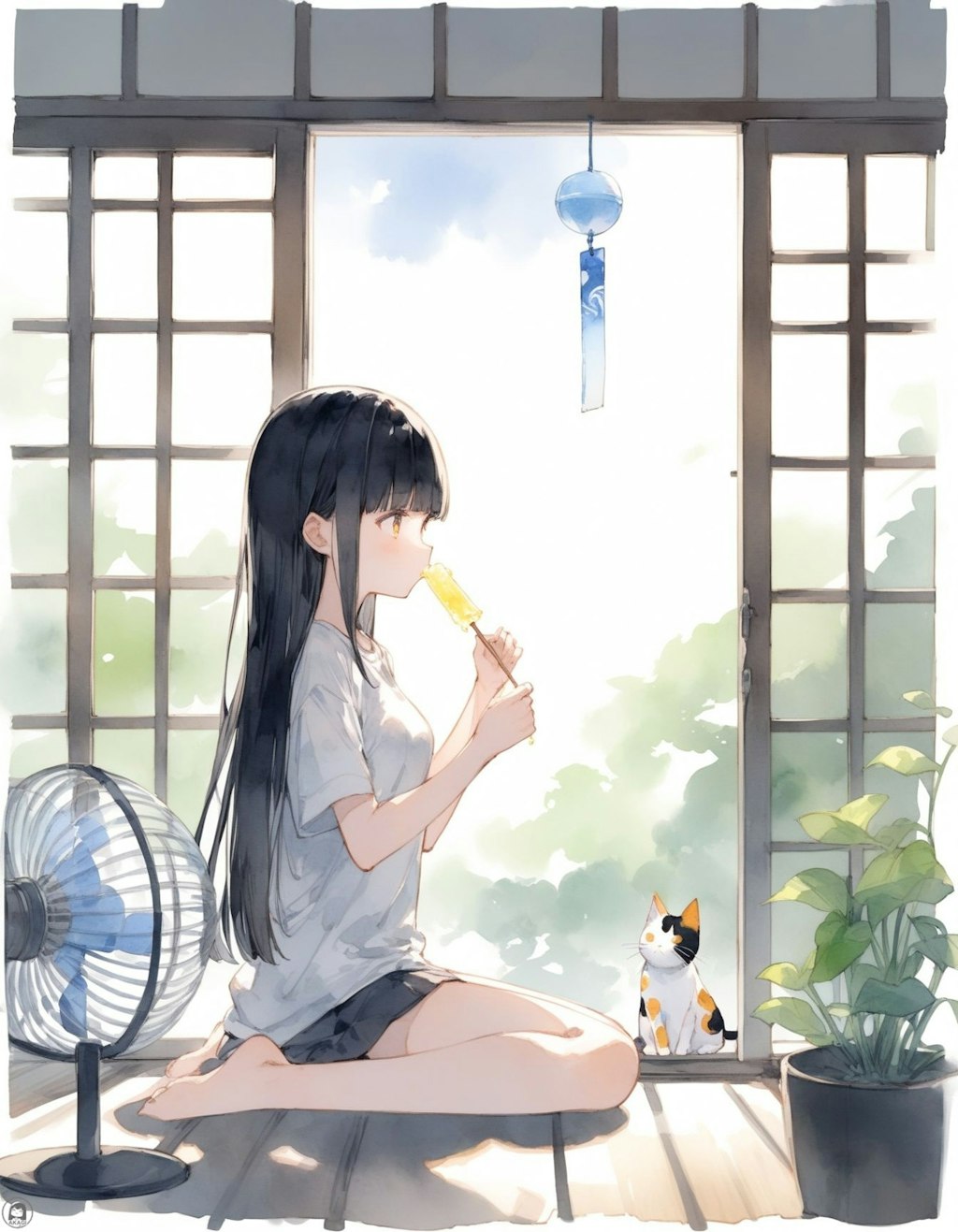 日本の夏　アイスの夏