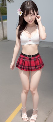 AI Kawaii Beautiful Miniskirt