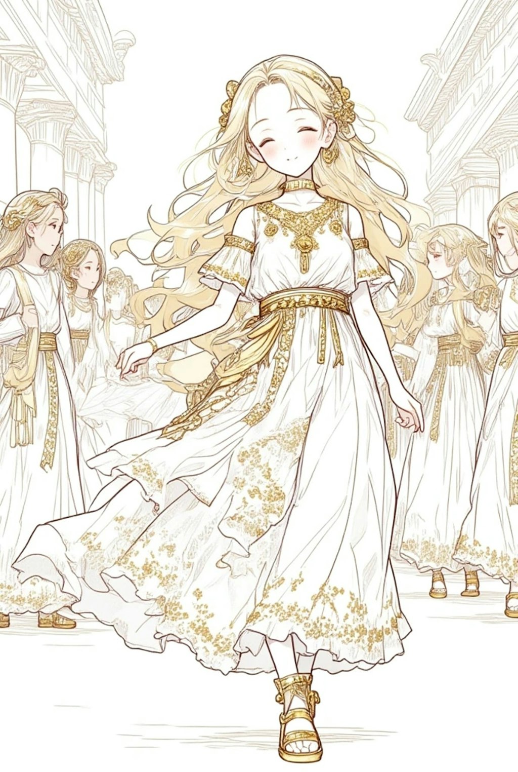 古代ギリシャのフリフリちゃん