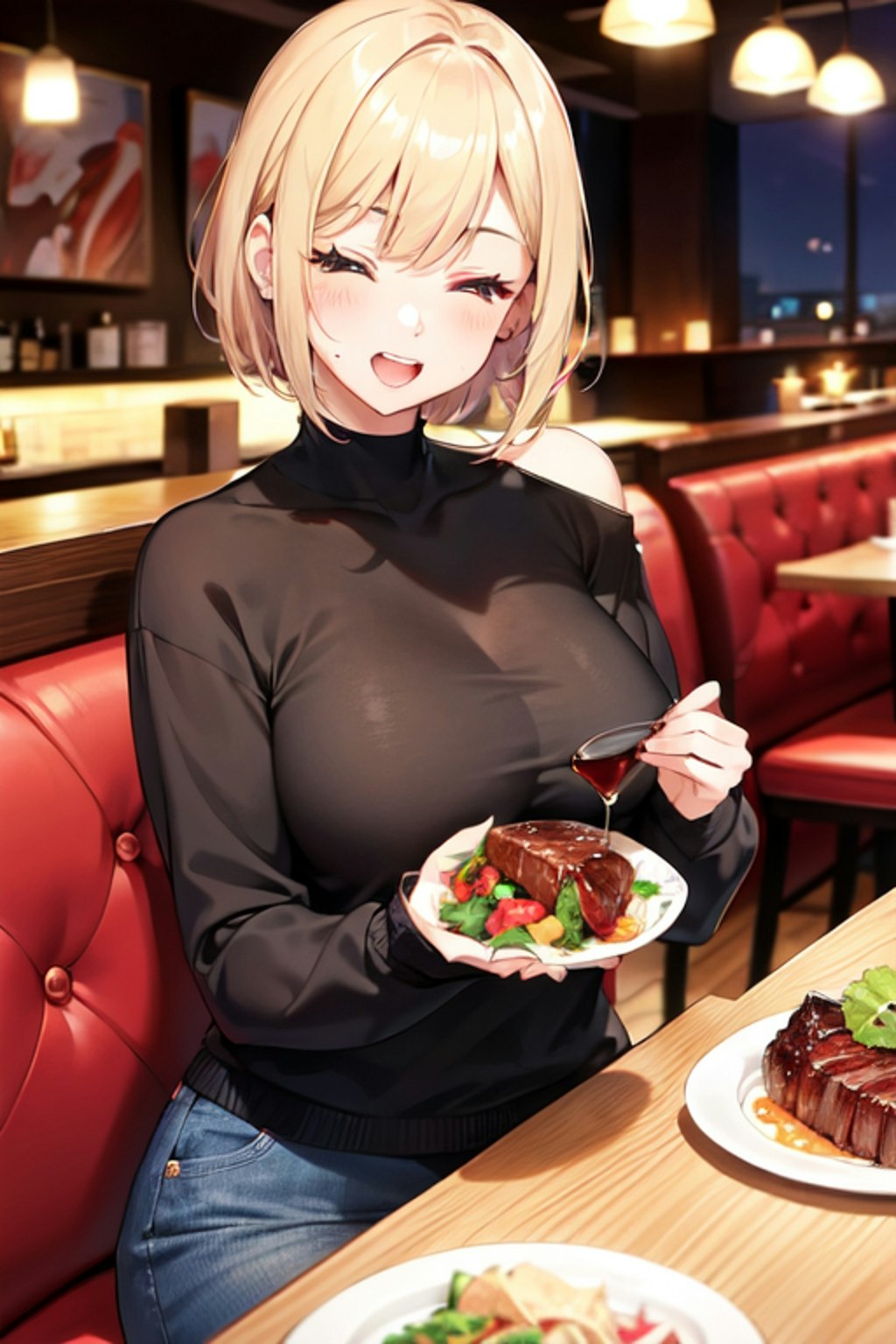 お肉と女の子